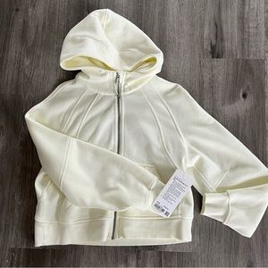Lululemon Scuba Oversized full Zip hoodie jacket- Lemon Sorbet